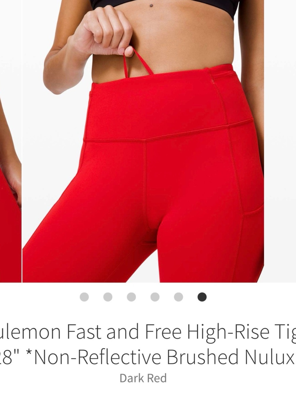 lululemon athletica fast and free High-Rise Leggings size 12❤️❤️